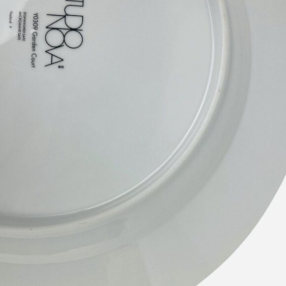 Studio Nova Garden Court 12" Chop Plate Round Serving Platter Blue Tulips Y0309 - Picture 5 of 5